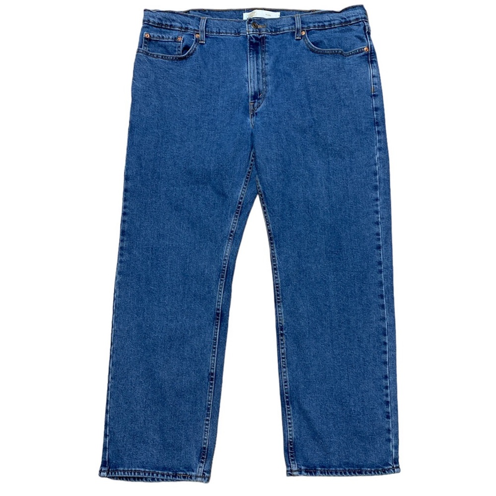 Relaxed Jeans Men’s 40X30 Casual Straight Leg Denim Signature by Levi Strauss